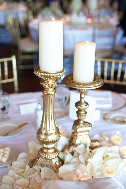 22 Gorgeous Wedding Centerpieces Without Flowers Підсвічник