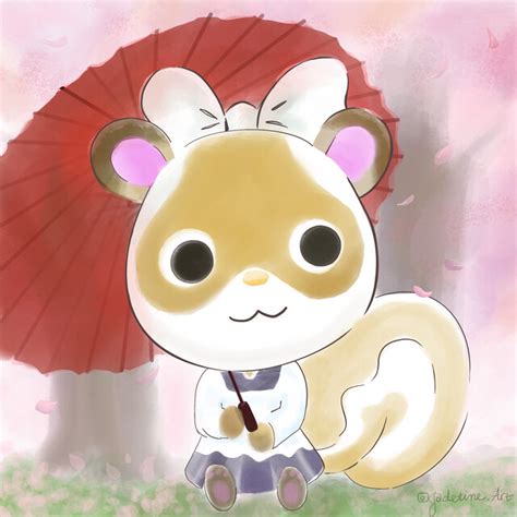 Karen Chien Animal Crossing Sylvana Watercolor