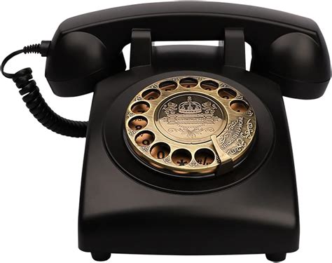 Amazon Com Irisvo Retro Rotary Phones For Landline Corded Phone Old Fashioned Rotary Dial