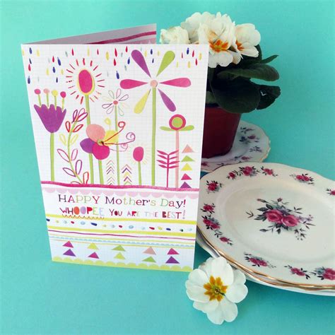 Personalised Happy Mothers Day Card By Alice Palace