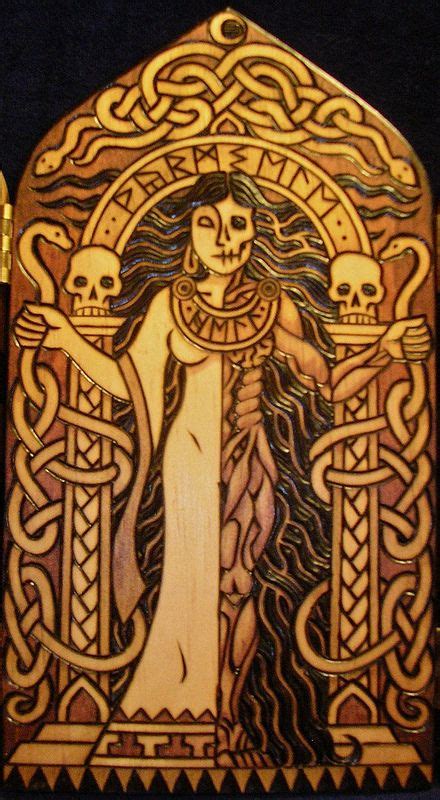 Hel Shrine Detail Norse Goddess Norse Pagan Norse Mythology Tattoo