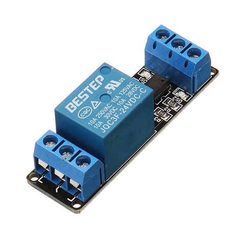 Bestep 1 Channel 24v Relay Module Optocoupler Isolation With Indicator