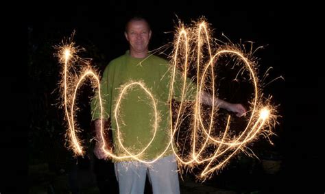 5 Steps For Photographing Words Written With A Sparkler