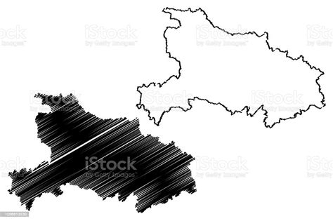 Hubei Province Map Vector Stock Illustration Download Image Now Istock