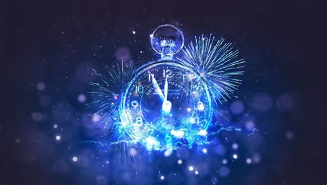 Happy New Year Clock Wallpaper