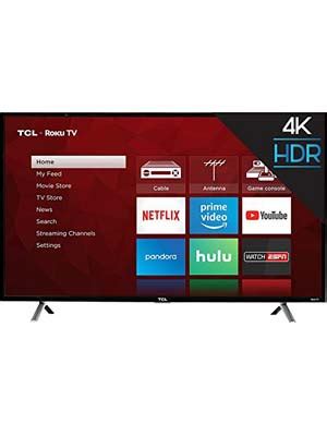 I traded that in for the tcl 43up130 with some misgivings because of some of the reviews and i don't know if those people were just unlucky or what. TCL 43S405 43 Inch 4K Ultra HD Roku Smart LED TV Price in ...