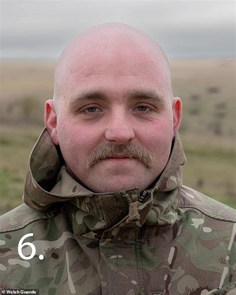 Lip Servicemen Welsh Guards In Face Off As They Compete To Be Crowned Winner Of The Moustache