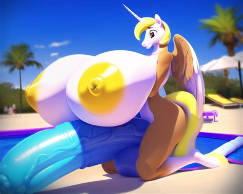 Rule 34 Alicorn Anthro Ball Breast Breasts Expansion Gigantic Breasts