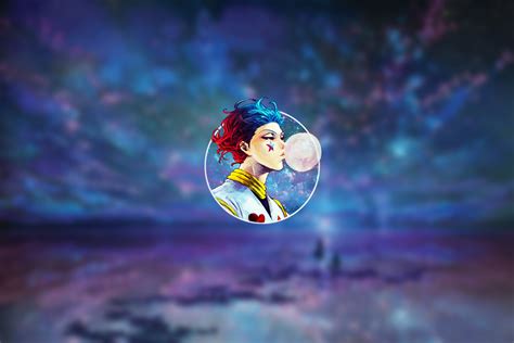 Wallpaper Hisoka Hunter X Hunter Bubblegum Anime Sky
