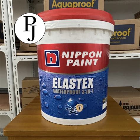 Jual Elastex Waterproof 3 In 1 By Nippon Paint Anti Bocor 20kg 20 Kg
