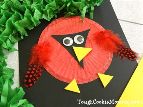 Diy Cardinal Craft Tough Cookie Mommy