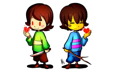 Lets Draw Frisk Chara Speed Drawing Video By Smudgeandfrank On