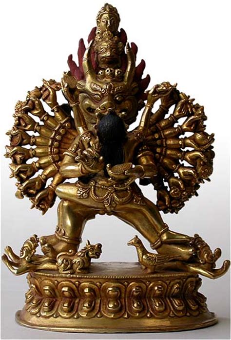 When was last time updated centmin mod code base ? Antique Gilt Bronze Tibetan Yamantaka Embracing Consort Statue