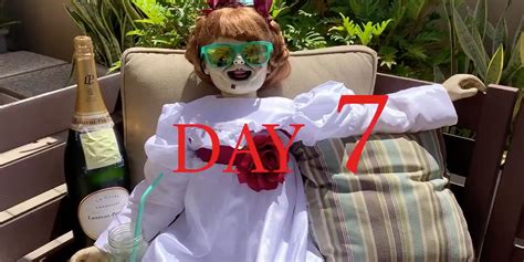 Horror Icon Annabelle Is Living Her Best Life While In Quarantine