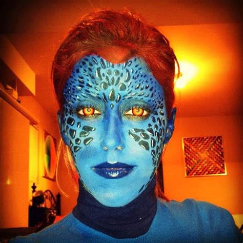 self taught makeup artist carly paige transforms into famous characters mystique x men creepy