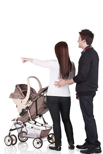 Best Woman Pushing Stroller Silhouette Stock Photos Pictures And Royalty