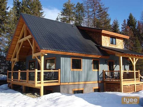 Tyee Log Homes Official Site Timber Frame Cabin