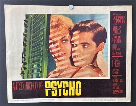 Psycho 1960 Original Lobby Card Movie Poster Hollywood Movie Posters