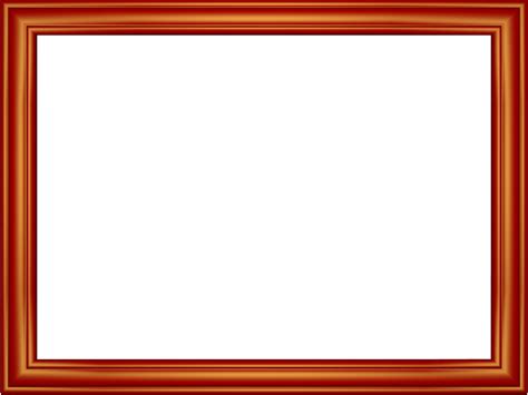 Red Elegant Embossed Frame Rectangular Powerpoint Border 3d Bordersuv