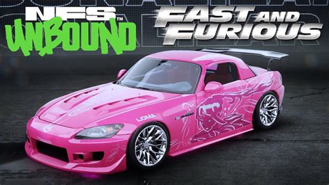 Fast And Furious Suki´s Honda S2000 Nfs Unbound Youtube