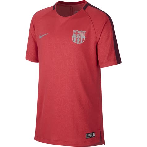 Nike Barcelona Junior Dry Squad Short Sleeve Top Sport From Excell