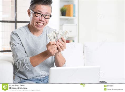 Earning Money From Online Business Stock Image - Image of adult, male: 63435383