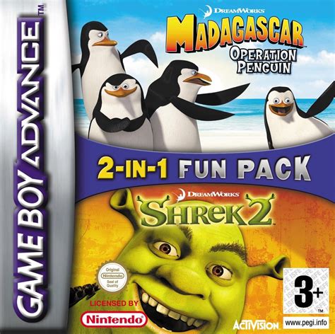 Shrek 2 Madagascar Penguins Games