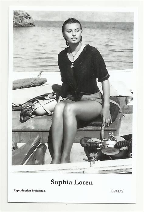 Bx39 Sophia Loren Swiftsure Photo Postcard G2412 Filmstar Pin Up