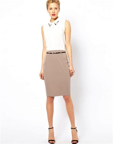 Ideas To Wear Skirts At Work Styleoholic