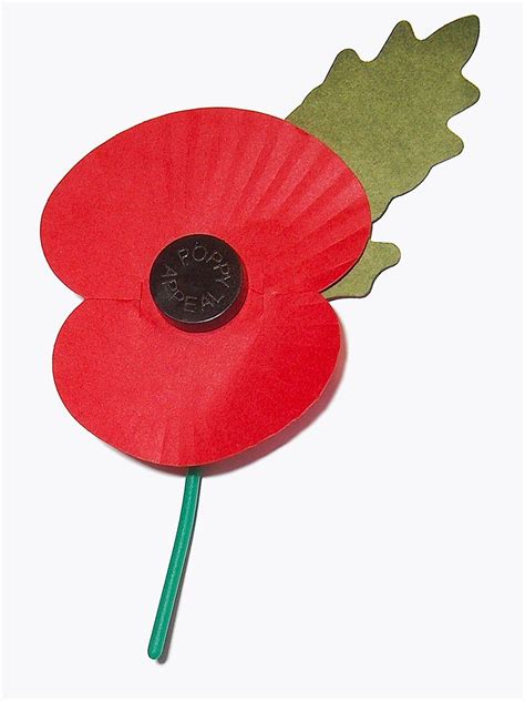 Royal British Legion S Paper Poppy White Background Remembrance Poppy Wikipedia