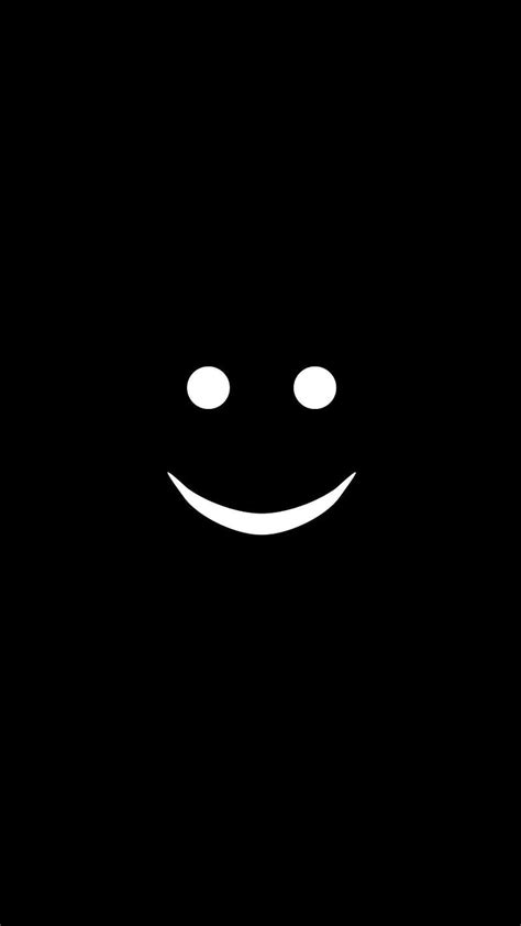 Happy Emoticon Black And White