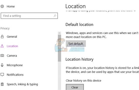 How To Set The Default Location Of Your Pc On Windows 10