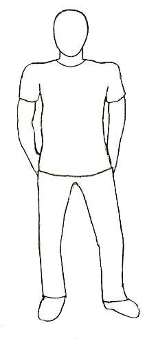 How To Draw A Human Figure Step 5 Human Figure Drawing Human Figure