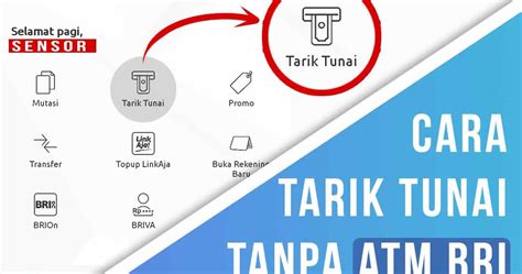 Download bri mobile for android on aptoide right now! CARA TARIK TUNAI TANPA KARTU ATM BANK BRI (Aplikasi BRI ...