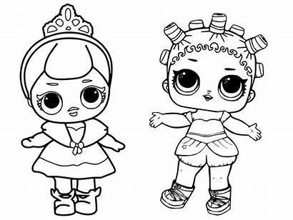 Lol Coloring Pages Printable Glitter Surprise Queen