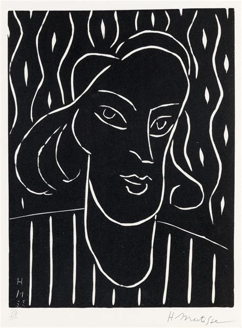 Henri Matisse Teeny 1938 Linocut