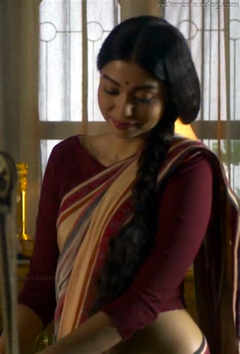 Anangsha Biswas Mirzapur Web Series Actress Hot Saree Navel Pics Hd Caps