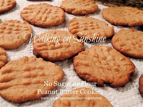 Refined (white) flour and added sugar. Sugarless and Flourless Peanut Butter Cookies... | Walking ...