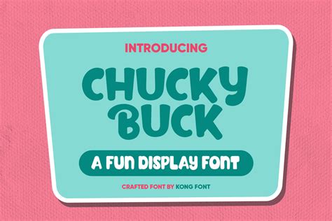 Chucky Buck Font Fontkong Fontspace
