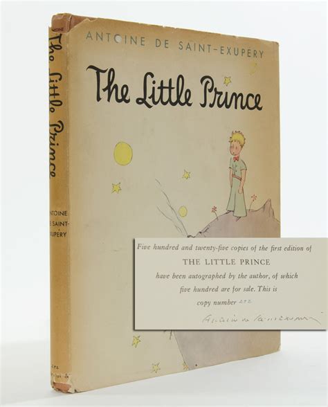 The Little Prince Signed Limited Edition Antoine De Saint Exupery