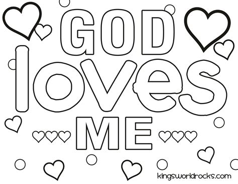 Staggering free printable preschool math worksheets. God Loves Me Coloring Page | Sunday school coloring pages ...
