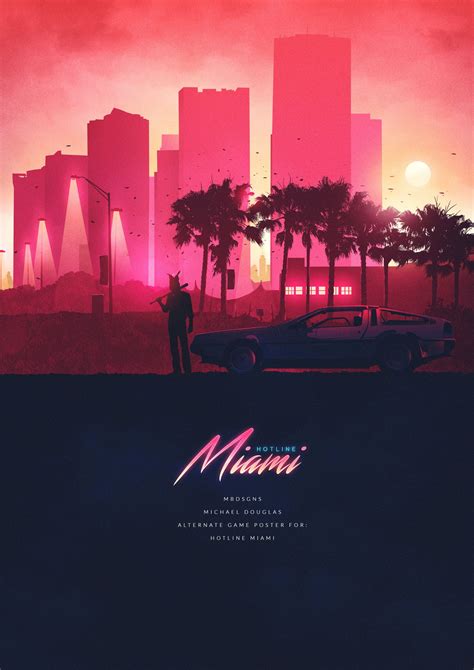 80s Design Trends 20 Amazing Posters Miami Posters Synthwave Art