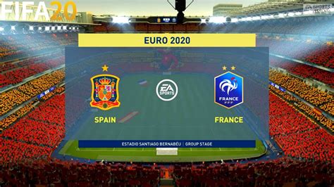 Enjoy the upcoming tournament with us! FIFA 20 | Spain vs France - UEFA Euro 2020 - Full Match ...
