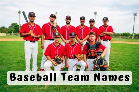 395 Best Baseball Team Names That You Will Absolutely Love