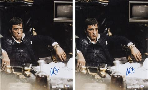 Lot Detail Lot Of 2 Al Pacino Signed 16 X 20 Scarface Color