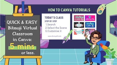 Canva Tutorials Create A Bitmoji Virtual Classroom Ace That
