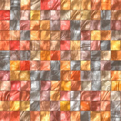 Ceramic Tiles Warm Colors Stock Illustration Illustration Of Geometric