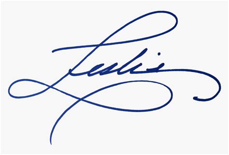 Common Types Cursive Font  Signatures Cliparts Blue Signature Png
