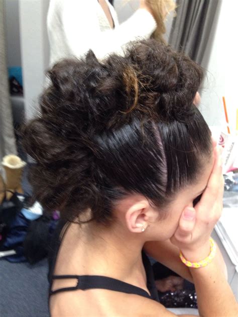Messy Bun Mohawk For A Great Dance Hairstyle Dance Hairstyles Hair