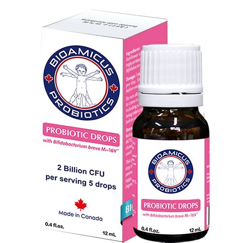 Bifidobacterium Breve M 16v® Probiotic Drops Bioamicus Your Friend